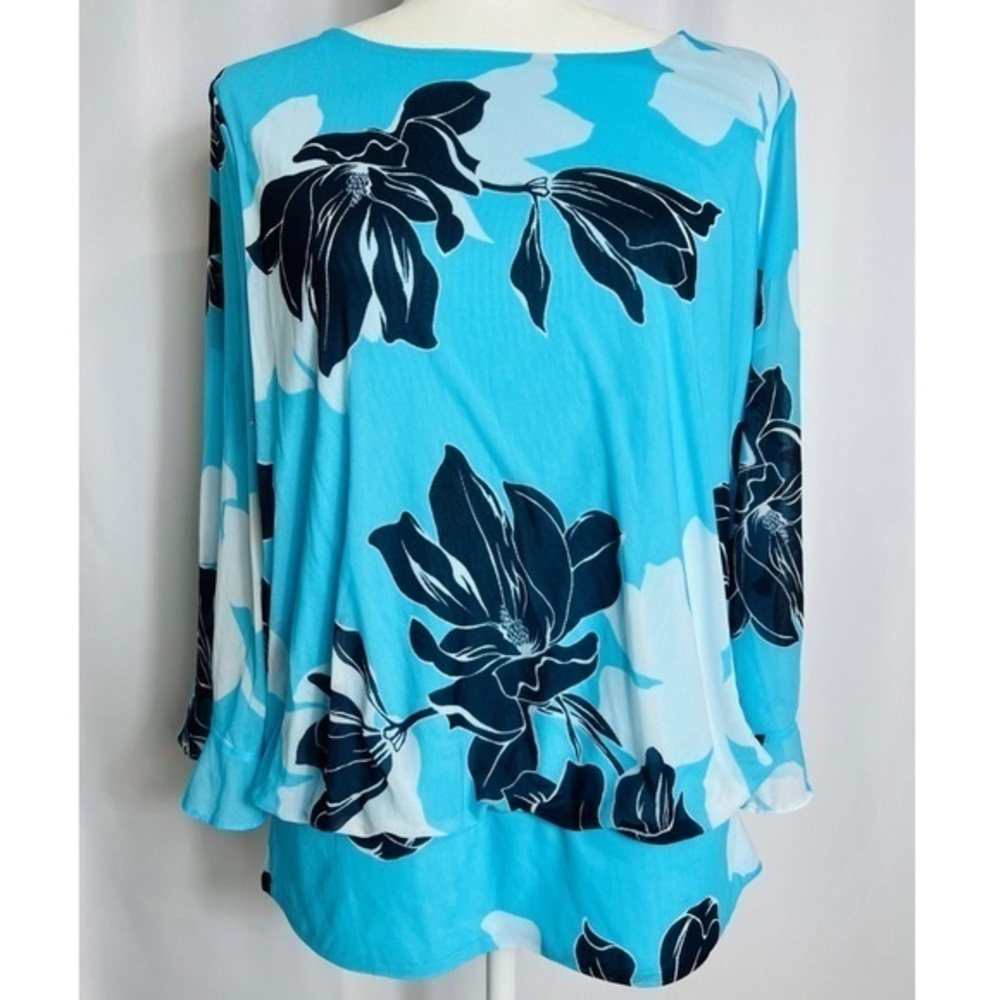 JM COLLECTION Coral Garden Top